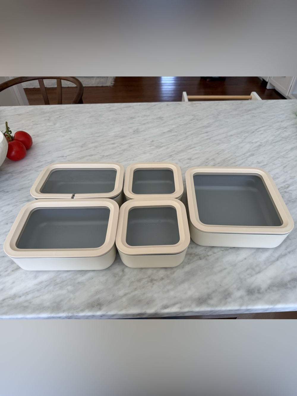 Caraway Beige Food Storage Containers - Set of 5